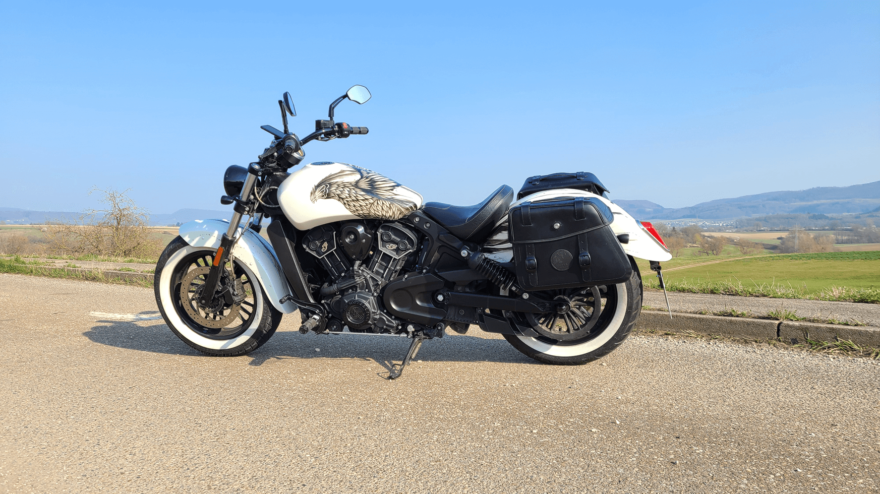 C-Bow sidecarrier black for Indian Scout/Sixty (2015-)